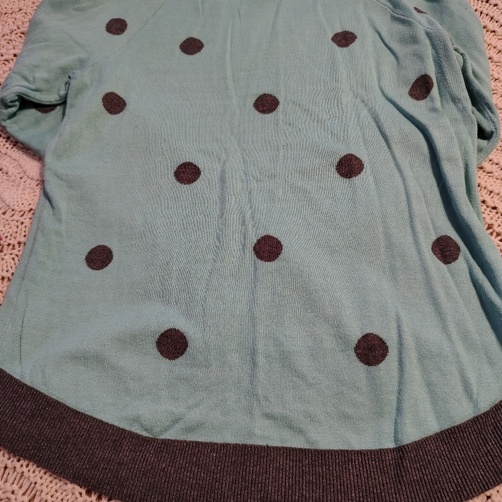Polka dot sweater
